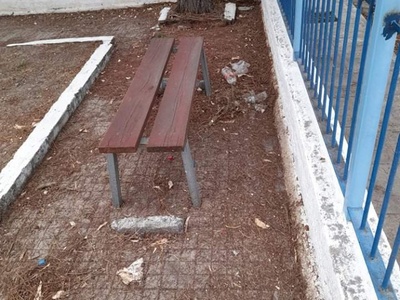 Σκουπιδια γυμνάσιο Ωρεών